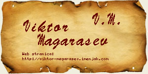 Viktor Magarašev vizit kartica